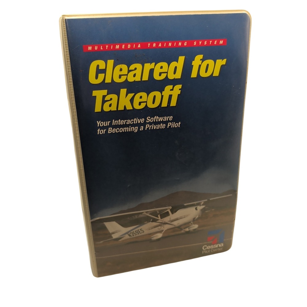 Cessna Pilot Center Cleared for Takeoff Private Pilot Training Software CD-ROM